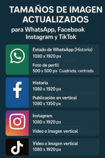 tamaño de imagenes para redes sociales 